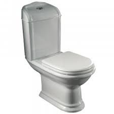 Althea Rose Toilet Seat and cover with fittings S493P04 NOT ORIGINAL