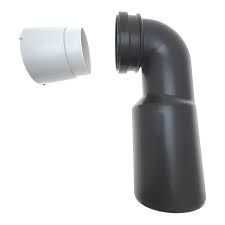 Roca  Pro/Basic  Pan outlet connector  AV0004800R Elbow Ø90x110mm for WC System  Roca AV0004800R
