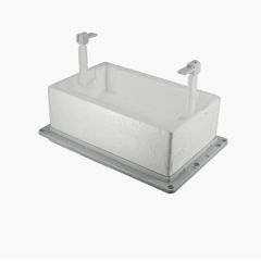 Roca Fixings set for flush plate AV0063400R  Dimensions (length, width, height)  140 x 86 x 20 mm