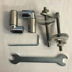 AXA/Bauhaus Stream 2 RG6105W Toilet Seat Hinge Kit  HI6105EA2 SOFT CLOSE