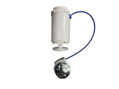 LAB Flush Valve Arcadia B228 Dual Flush with Chrome Push Button Without Cradle