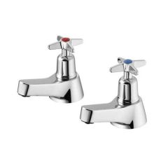 A/Shks B9876AA Sandringham 21 Bath Pillar Taps