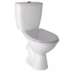 B&Q Cooke & Lewis Newbury Close Coupled Toilet and Plastic Hinges pjde1898
