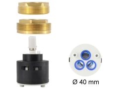 Blanco Cartridge set HP PALLAS/-S,ACTIS/-S with two counter-nuts 126111