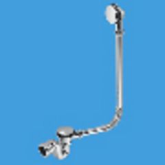 McAlpine BRASSTRAP-25-CP Bath Trap Waste & O/flow