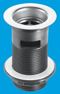McAlpine BSW12 1.1/4in S/O Basin Waste & plug