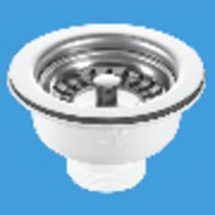 McAlpine BSWCLS Spring Loaded Basket Strainer Wste