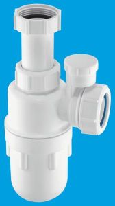 McAlpine C10AV-SV Anti-Syphon Bottle Trap Incorporating Silicone Valve 1½