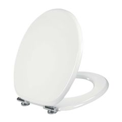 Celmac 20719569 Woody Lux Slow Close Seat & Cover White