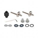 Cersanit Circle QUATTRO - hinges for toilet seat slow-QUATTRO, 99244-000