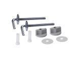 Cersanit Toilet Seat Hinges- a set of metal Hinges, K99-0001 / 5907536626504