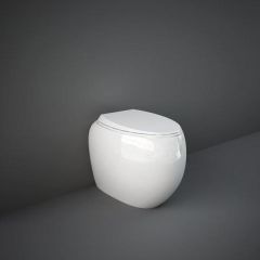 RAK Cloud Btw Pan With Universal Trap CLOWC1346AWHA Bathroomsuites