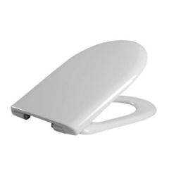 Cooke & Lewis Marianna White Top Fix Soft Close Toilet Seat 44201579613729