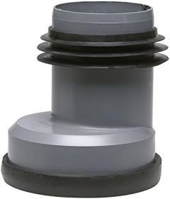 Crearplast C-155 - Eccentric PVC sleeve, diameter 90, toilet drain