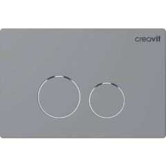 Creavit GP900200 Terra Matt Gray Painted Control Panel Creavit