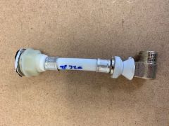 Creavit ZMN011.15 Zero Type Metal Tipped Bidet Tube  Bar with Flexible Hose