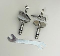 Pressalit Universal hinge DE4999 stainless steel 