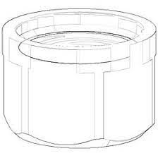 Dornbracht nut M15 x 2000 09233002390 15x10x1