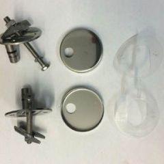 Duravit Darling New Soft-Close Toilet Seat Hinge Set 0061631000 C4302Gh 408012