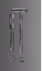 Duravit Design siphon 0050361000 chrome, for washbasins