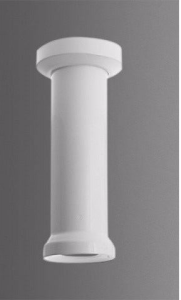 Duravit drain connection horizontal outlet, with rosette