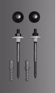 Duravit fastening chrome, for wall-hung WC and bidet Wall