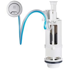 5017134116472 WIRQUIN KAYLA PNEUMATIC SINGLE FLUSH OUTLET VALVES, with 2" C/W 72 mm button DVA0500