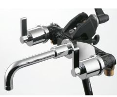 Ideal Standard E0071AA Silver 3 tap hole wall mounted bath mixer tap Chrome Plated