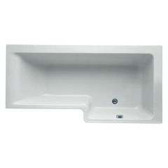 Ideal Standard  Concept 170 x 70cm Square Shower Bath, right hand -no tapholes  E051101