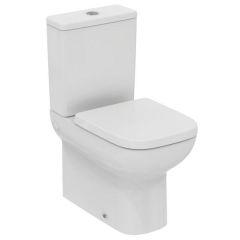Ideal Standard  Ideal Standard i.life A close coupled back to wall wc bowl with horizontal outlet and rimls+ technology   E251001
