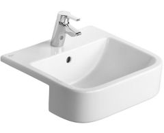 Ideal Standard  Concept Cube 50cm semi countertop basin - one taphole  E310201