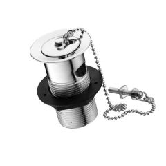 Ideal Standard  Slotted basin waste with metal plug, chain and stay  E6760AA