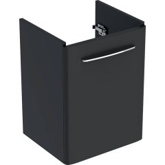 Geberit Selnova Square base: B=39.6cm, H=19.3cm, T=20cm, lava / matt coated  501.952.00.1