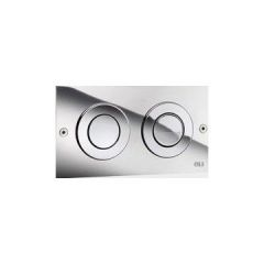 Oli FLUSH PLATE MINI TREND DRIVE TIRE WITH 2 BUTTONS STAINLESS
