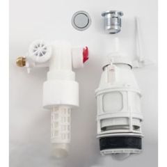 3 LITER E6778-CP INTERLOCKING INLET VALVE AND FLUSH VALVE FOR JACOB DELAFON Astros (year 1988 to 2003) * Antares (year 1988 to 2003) * Trocadero (year 1993 to 2006)