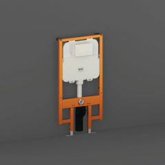 RAK Ecofix 8Cm Slimline Conc Cistern And Frame FS04RAK8C Bathroomsuites
