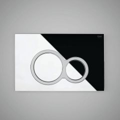 RAK Ecofix Round Push Plate For All Conc Cist FS04RAKCPB8C Bathroomsuites