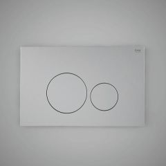 RAK Ecofix White Fp With Round Push Plate FSRAKPPL003 Bathroomsuites