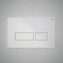 RAK Ecofix White Fp With Rectangular Push Plates FSRAKPPL006 Bathroomsuites