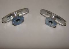 G1200443 2 pieces Vitra fixing TPP tipping plugs with screw and screw rosette