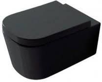 Galassia Meg11 Toilet seat, hard, soft-close, black 5455NE COLOUR BLACK