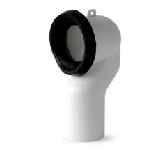 Galassia Pipe for wall drain for floor mounted Toilets 9053