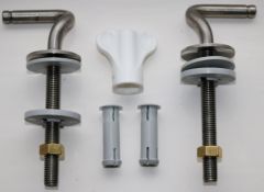 Galliano Toilet Seat Hinges without the Straps