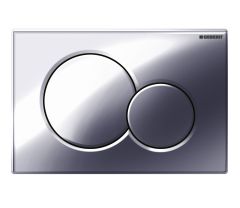 Geberit 115.770.21.5 Sigma01 Dual Flush Plate for UP300, 320 Chrome 