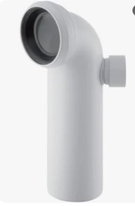 Geberit connection bend 90°: d=110mm, white alpine 152.610.11.1
