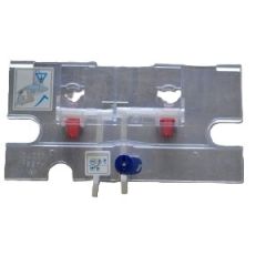 Geberit and Sanit  Transparent cover of mounting plate for large Flush