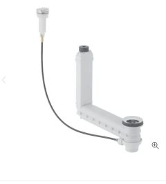 Geberit Clou washbasin connector with cable actuator and turn handle 241.684.00.1