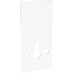 Geberit Front cladding for Geberit Monolith sanitary module for Geberit AquaClean 8000 / 8000plus, 101 cm: white / glass  242.384.SI.1