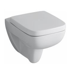 Geberit Renova Plan toilet seat with soft-close & removable white 500832001
