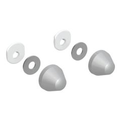 Geberit set of cover caps for Nova Pro (2 pc.) chrome / matt 244.453.46.1 / 217.713.46.1